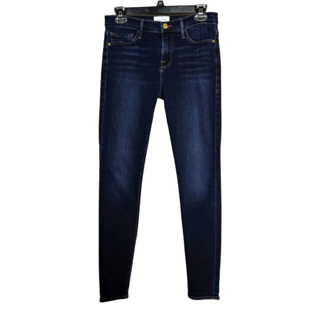 Frame Denim Dark Blue Skinny Jeans